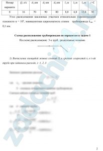Гидравлический расчет короткого трубопровода Вода из открытого резервуара, в котором поддерживается постоянный уровень воды, вытекает в атмосферу через трубопровод переменного сечения (рис. 1). Угол наклонного участка трубопровода относительно горизонтальной плоскости равен α